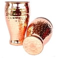 thumbnail image 3 of Rastogi Handicrafts Steel Copper Plating Wine glass set serving glass tumbler beer glass bar tumbler serving set (1), 3 of 5