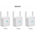 thumbnail image 4 of Amplificador de señal WIFI repetidor inalámbrico con dos antenas externas 300Mbps alta compatibilidad WD-R611U estándar europeo blanco Kuyhfg Sin marca, 4 of 5
