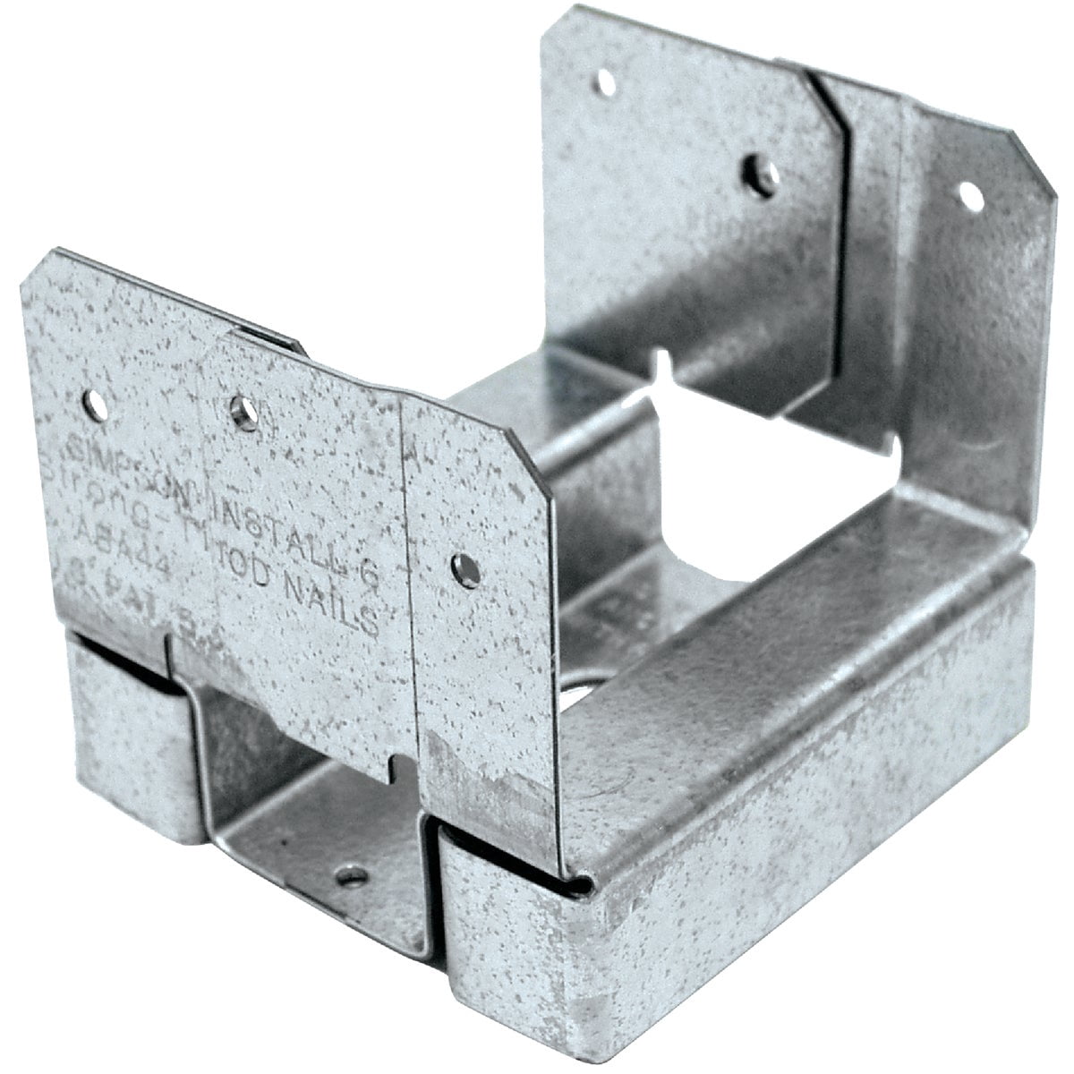 4 X 4 Post Base Simpson Strong-Tie ABA44Z ZMAX Adjustable Post Base For ...