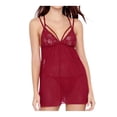 thumbnail image 2 of Baby Doll con copas Ilusión T 2XG Rojo, 2 of 3