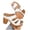 White, variant on Tbopshirt Sandals for Women Summer Open Toe Chunky High Heels Slides Solid Color Beach Vacation