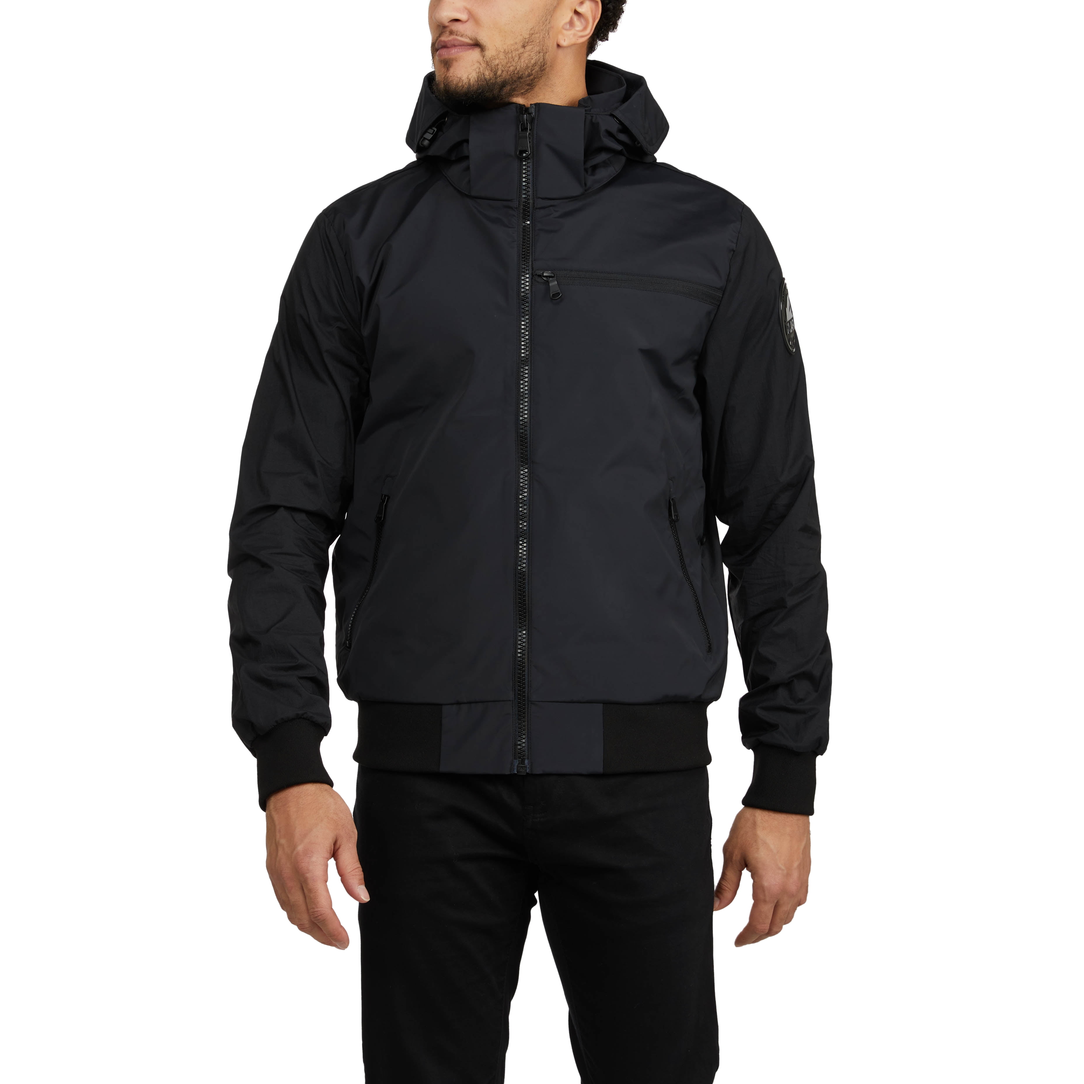 rain bomber jacket