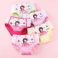 thumbnail image 2 of Nwiuh 4 Pcs Little Girls Toddler Kids Ballet Princess Underwear Boxers Briefs Panties (Light Pink, 6-7 Years), 2 of 5