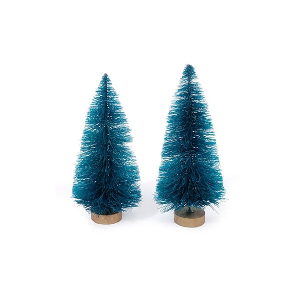 Darice Holiday Sisal Christmas Tree 3" w/Frost 2pc