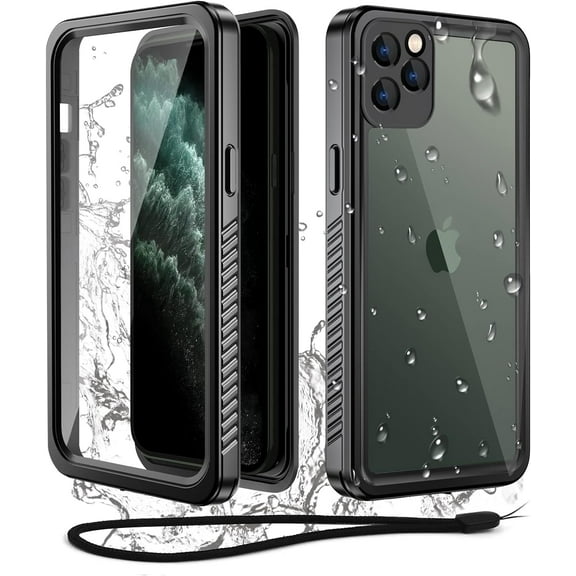 Entronix Waterproof Back Cover Case for Apple iPhone 11 Pro Max, Clear