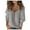 Gray, variant on Aoochasliy Ladies Tops Long Sleeve Turtleneck V-Neck Knitted Jumper Sweater Long Sleeve Elegant Casual Tops