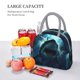thumbnail image 5 of Balery Undersea Shark Bolsa de Almuerzo para Mujeres, Caja de Almuerzo, Bolsa de Almuerzo Pequeña Impermeable, Tote de Almuerzo Reutilizable con Gran Capacidad, 5 of 6