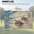 thumbnail image 7 of Yuyamidu Beach Sea Turtle Golf Cart Seat Covers for 2 Seats Seaside Golf Cart Towel Seat Covers with Front Pockets Breathable Club Car Golf Cart Accessories Cooling in Summer, 7 of 7