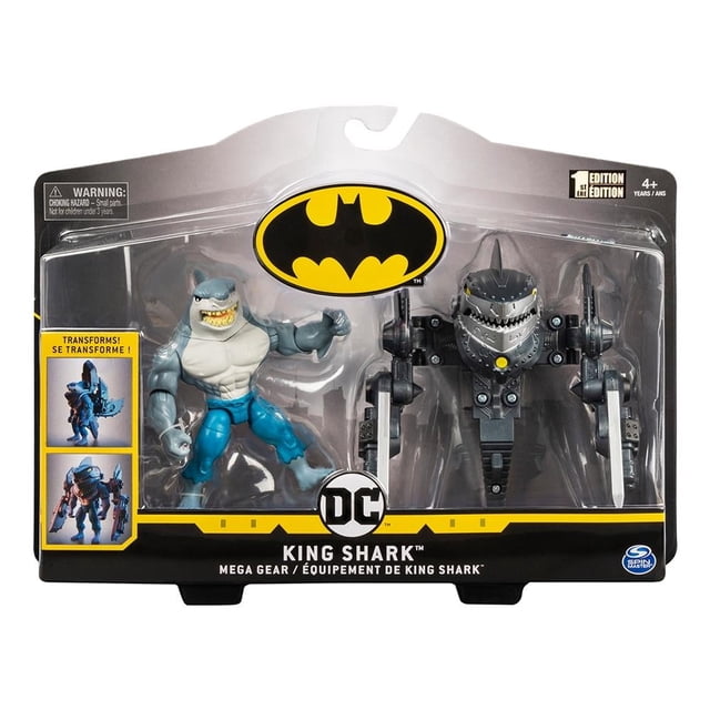 Figura King Shark Spin Master DC Comics 4 Pulgadas
