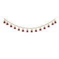 thumbnail image 4 of Red & White Tassel Garland Multicolor 65"H Wood, 4 of 4