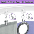 thumbnail image 3 of 2X Flexible Bendable Ceiling Curtain Track, Ceiling Mount for Curtain Rail, Room Divider Ceiling Track 9.8FT, 3 of 7
