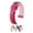 Dark Pink Band / Silver Buckle, variant on Lindsey Leather Watch Strap - Beige Rose - M - 20mm - Silver Buckle - Natural Rubber