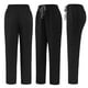 thumbnail image 4 of Ceisia Men's Solid Color V-Neck Nurse Uniform Set, Short Sleeve Scrub Top with Elastic Waist Pants for Healthcare Professionals Black XL Gifts, 4 of 7