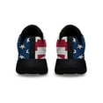 thumbnail image 4 of We Stnd With Israel American flag Shoes Sneakers Black Size 9.5, 4 of 7