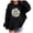 Black, variant on Emitonse Toddler Baby Boy Girl Clothes Kids Hoodie Print Girls Basic Long Sleeve Drawstring Sweatshirt Black,Size 7-8 Years