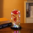 thumbnail image 4 of FloreceBien - Rosa artificial con luz de regalo en cúpula de cristal, regalo de amor para hijas, mujeres, mamás, regalos para el día de la madre, regalos de San Valentín, 4 of 6