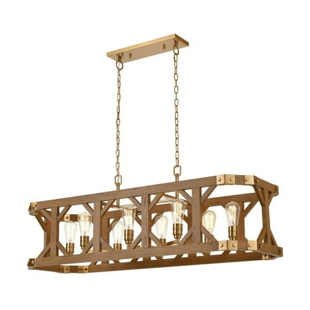 

8 Light Island in Traditional Style 12 inches Tall and 48 inches Wide Bailey Street Home 2499-Bel-4158689