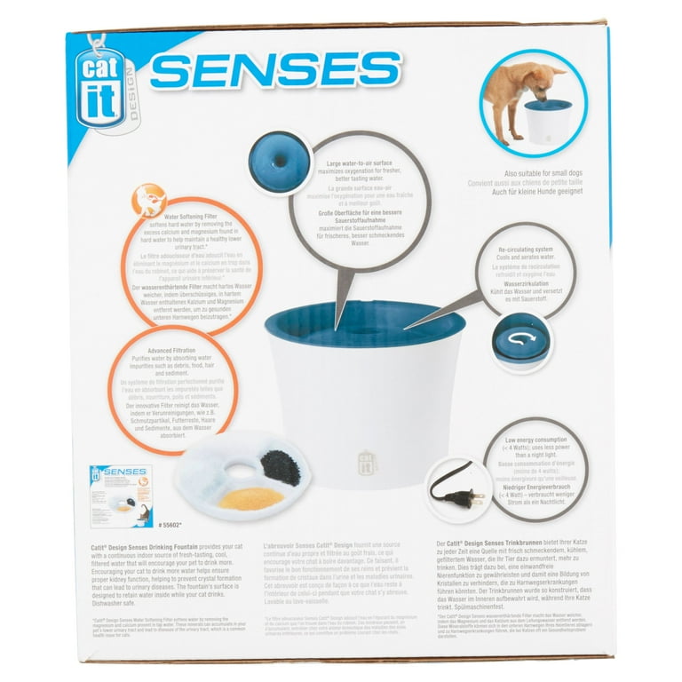 Catit Senses Fountain with Water Softening Cartridge 3L