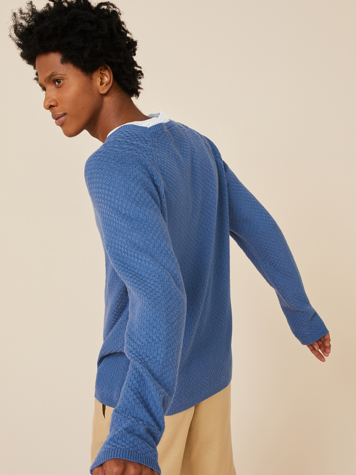 Free Assembly Men's Raglan Sweater - image 3 of 5
