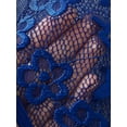 thumbnail image 4 of Blue Lace Bodysuit Sheer Crotchless Lingerie, 4 of 5