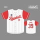 thumbnail image 1 of Baseball Suit Softball Suit suit Professional DIY Customized New Group Buying Printed Name Printed Men's and Women's Sports Jersey, 1 of 5