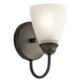 thumbnail image 2 of 45637OZ Kichler Lighting Jolie - 1 Light Wall Sconce - with Transitional inspirations - 9 inches tall by 5 inches wide-Olde Bronze Finish-Incandescent, 2 of 2