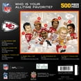 thumbnail image 4 of MasterPieces 500 Piece Puzzle - NFL Kansas City Chiefs All-Time Greats, 4 of 6