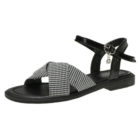 

KI-8jcuD Platform Sandal Buckle Open Summer Simple Bottom Sandals Women Flat Spring Round And Toe Toe Style Women S Sandals Slide Sandal For Women Comfort Glitter Jelly Sandals For Women Earth Sanda
