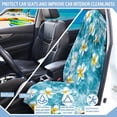 thumbnail image 6 of Uorisanigo Ocean Plumeria Car Seat Towel Covers, Universal Front Bucket Seat Cover Fit for Auto Truck Van SUV, Waterproof Non-Slip Towel Seat Protector for Gym/Pet, 6 of 6