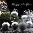 thumbnail image 5 of LINLIN Christmas Baubles, 36 Pieces 4cm Christmas Ball Ornaments Shatterproof Christmas Decorations Tree Balls for Xmas Christmas Tree, 5 of 8