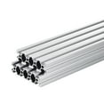 thumbnail image 1 of Unique Bargains 2080 T Slot Aluminum Extrusion 500mm(19.7 Inch) Silver for 3D Printer Laser Engraving Machine 2 Pcs, 1 of 6