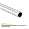 thumbnail image 3 of Uxcell 19mm OD 16mm Inner Dia 400mm Length 6063 Aluminum Tube for Industry DIY Project, 3 of 5