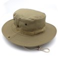 thumbnail image 2 of Sombrero de ala redonda informal para exteriores, sombrero de camuflaje de jungla, sombrero de pescador para pesca, protector solar, montañismo, para hombres y mujeres, 2 of 4