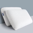 thumbnail image 2 of inight Memory Foam Pillows, Foam Pillows for Sleeping, Pillows Standard Size Set of 2 for Back Sleeper & Side Sleeper Pillow, Memory Foam Pillows 2 Pack, Oeko-TEX & CertiPUR-US Certified, 2 of 13