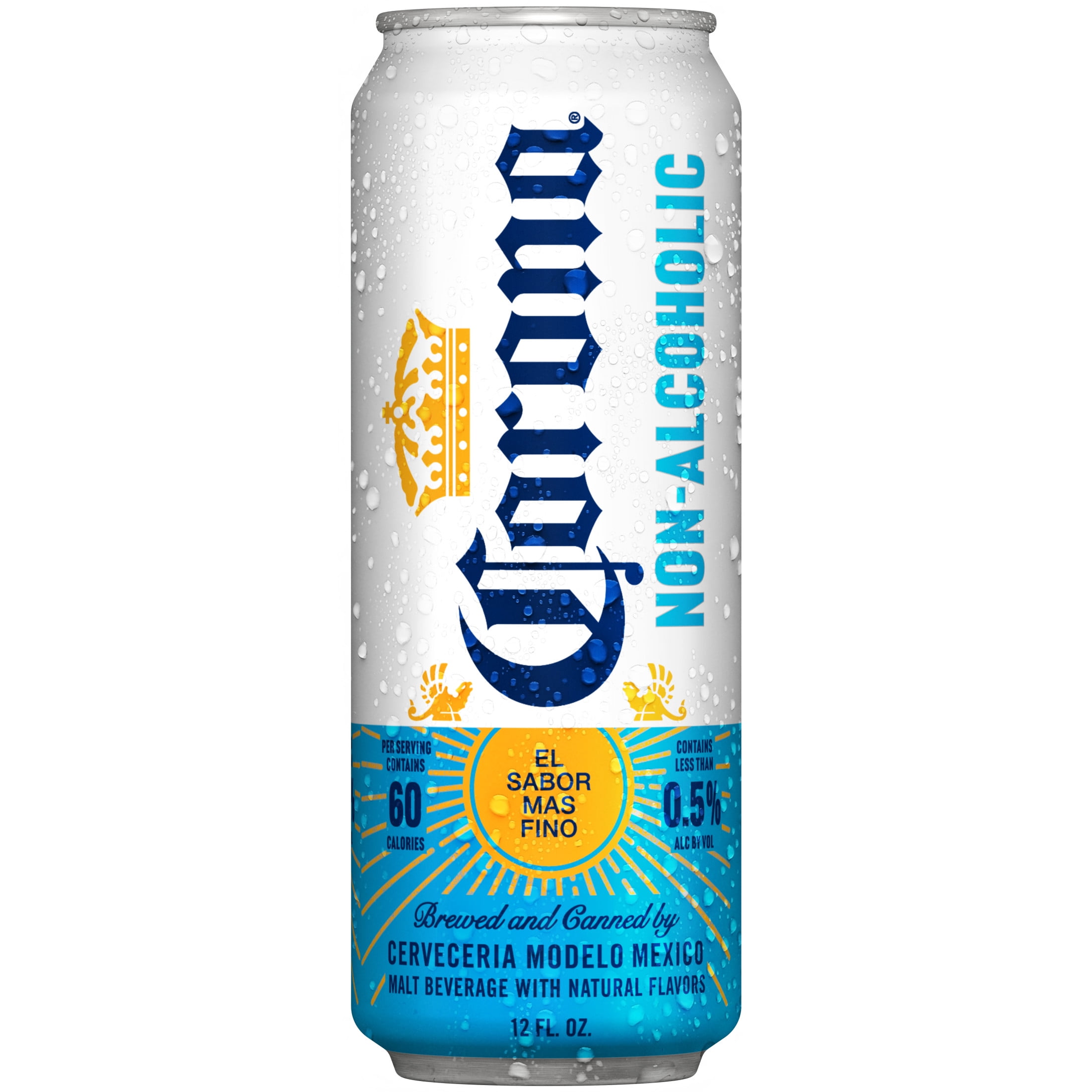 Corona Non-Alcoholic, Malt Beverage, Mexican Import Brew, 12 Pack