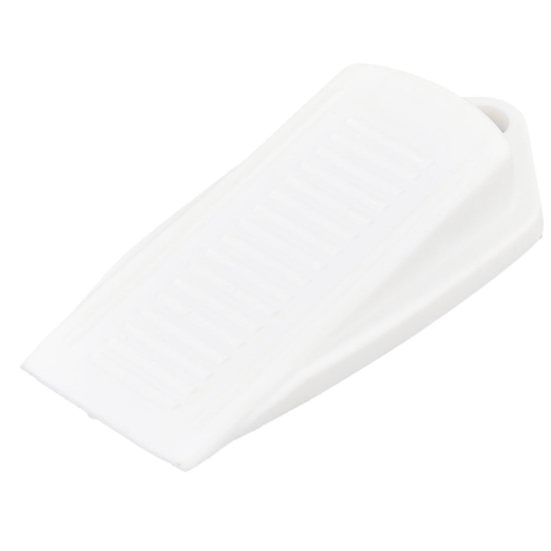 Rubber Doorstop Home Office Door Stop Wedge Stopper White