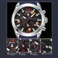 thumbnail image 2 of Relojes analógicos, reloj de pulsera de cuarzo para hombre resistente al agua hasta 30 m, relojes de pulsera analógicos, estética elegante, 2 of 9