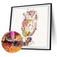 thumbnail image 3 of Cuadros Decorativos DIY Kits de pintura de diamantes Flor Animal Taladro redondo completo Pared Decoración del hogar JShteea Nuevos Originales, 3 of 9