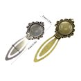 thumbnail image 3 of 5Pieces Vintage Bookmarks Metal Bookmarks with Clear Glass Stone Book Mark Page Clip for Teacher Reader Women Men, 3 of 9