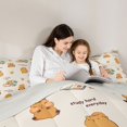 thumbnail image 5 of Manfei Lovely Capybara 7pcs Queen Bedding,Cute Orange Bedding Comforter Set Queen,Brown,Light Gray Reversible, 5 of 7