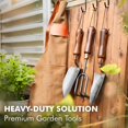 thumbnail image 3 of 3-in-1 Heavy Duty Gardening Tools Kit  Carbon Steel Garden Hand With Wooden Handle Includes Trowel Transplanter And Cultivator Ideal Gifts For Gardener, 3 of 9