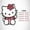 1, variant on Big Sanrio Hello Kitty Wall Paper Cartoon Anime Kitty Cat Wall Sticker Girls Bedroom Window Car Waterproof Self Adhesive Sticker