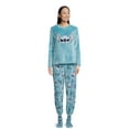 thumbnail image 3 of Disney Women's Stitch Long Sleeve Top, Pants and Socks, 3-Piece Gift Set, Sizes XS-3X, 3 of 6