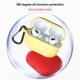 thumbnail image 5 of Gwong Electrónica Caja protectora de la caja protectora de la caja del auricular compatible con Bluetooth de silicona para AirPods Pro, 5 of 7