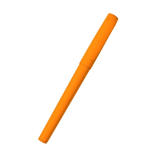 Rbaofujie Inkless Pencil, Replaceable Graphite Pen, Orange, 1 Count
