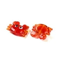 10 pc Handmade Lampwork Beads Crab 17~18.5x23~24.5x7~8.5mm Hole: 2mm ...