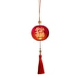 thumbnail image 2 of Dserhfy Chinese New Year Hanging Lanterns, Small Lighted Red Lantern with Tassel for Spring Festival, 2 of 8