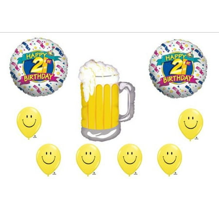 BEER 21st  BIRTHDAY  PARTY  Balloons Decorations  Supplies  