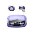 thumbnail image 1 of Sidaley 1 par de auriculares tipo c IPX7, compatibles con Bluetooth, tipo intrauditivo, con estuche de carga, llamada manos libres, pantalla digital LED Cables de audio/vídeo Púrpura, 1 of 6