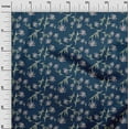 thumbnail image 4 of oneOone Cotton Poplin Twill & Blue Fabric Leaves & Flower Floral Sewing Material Print Fabric By The Yard 56 Inch Wide, 4 of 4